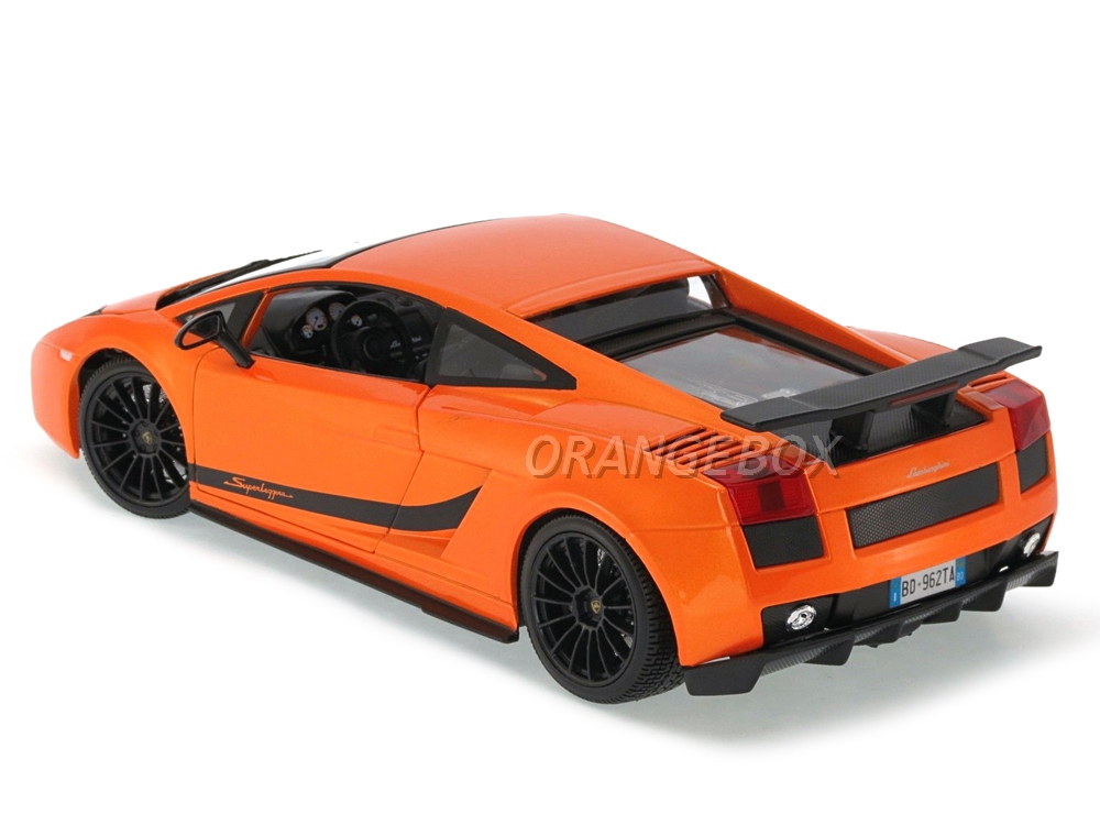Lamborghini Gallardo Superleggera 2007 Maisto 1:18 Laranja - 20